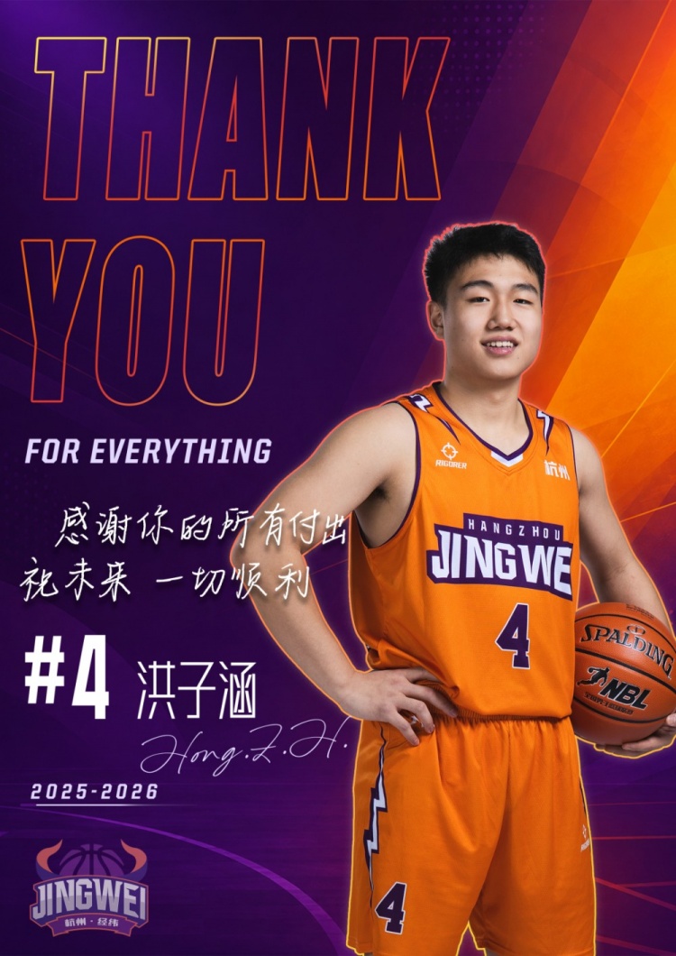 阵容迭代 感谢有你|杭州经纬送别多名球员 阵容迭代 感谢有你|杭州经纬送别多名球员